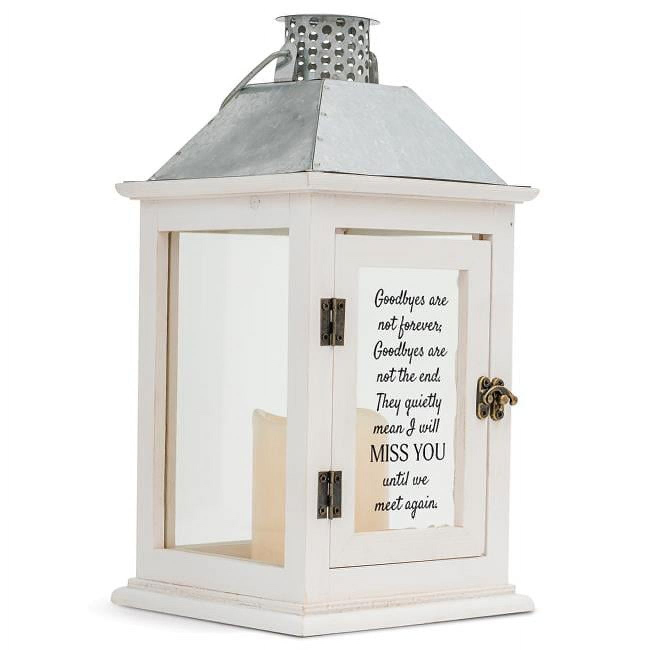 Picture of Cottage Garden LTN197W Goodbyes They Quietly Will Miss You Lantern