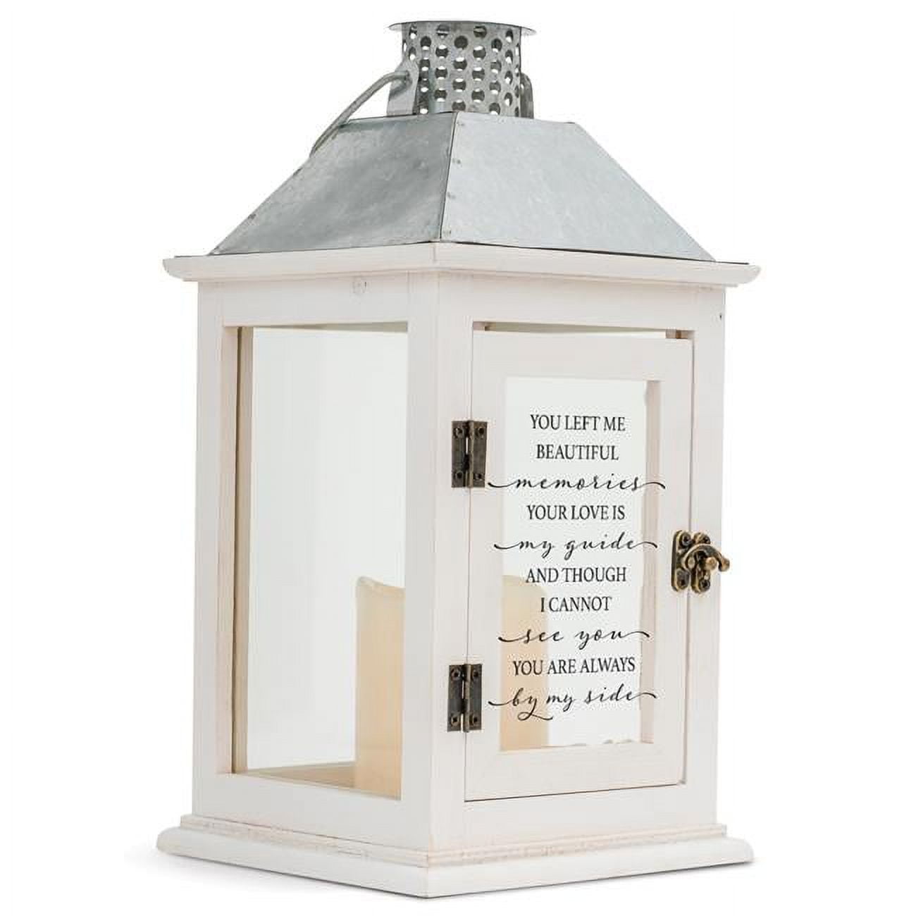 Picture of Cottage Garden LTN198W You Left Me Beautiful Memories Lantern