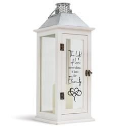 Picture of Cottage Garden LTN201LW The Light of Love Never Dims Lantern