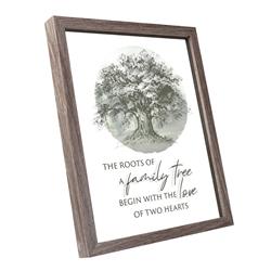Picture of Cottage Garden EFRMWDWG-1114-11 11 x 14 in. The Roots of A Family Tree Photo