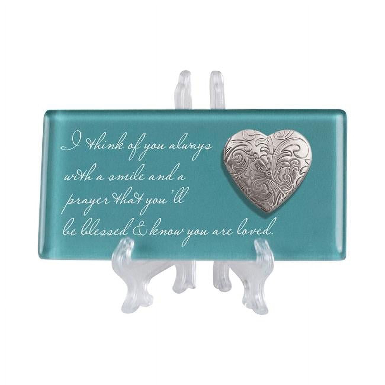 4 x 2 in. I Think of You Always Ceramic Tile with A Smile
