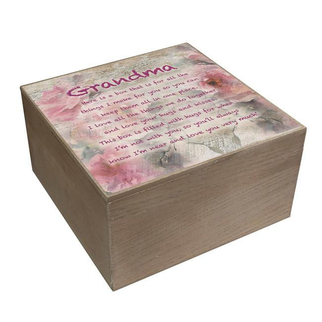 Picture of Cottage Garden EWOODBOX-03 Grandma, Here Is A Place Where Keepsake Box