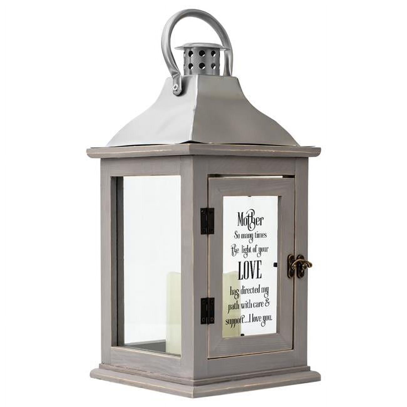 Picture of Cottage Garden LTN209GY Mother, Many Times Light of Your Love Lantern