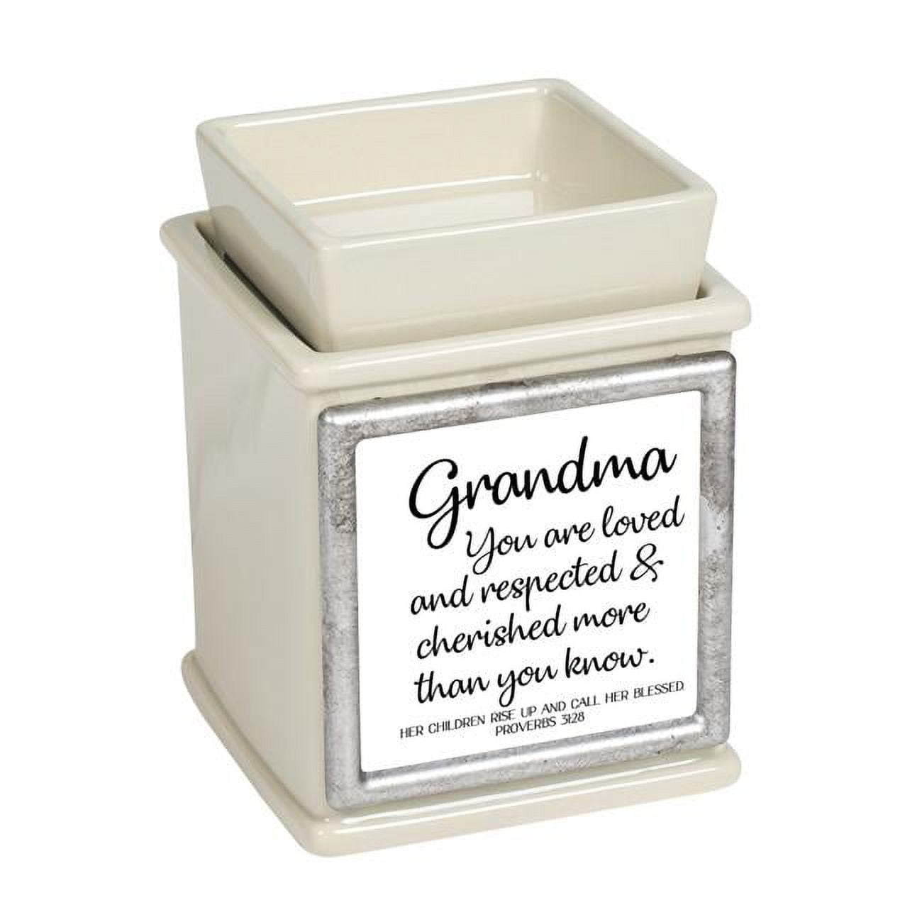 Picture of Cottage Garden IW166SDS 3 x 3 in. Grandma&#44; You Are Loved & Respected Interchangeable Warmer