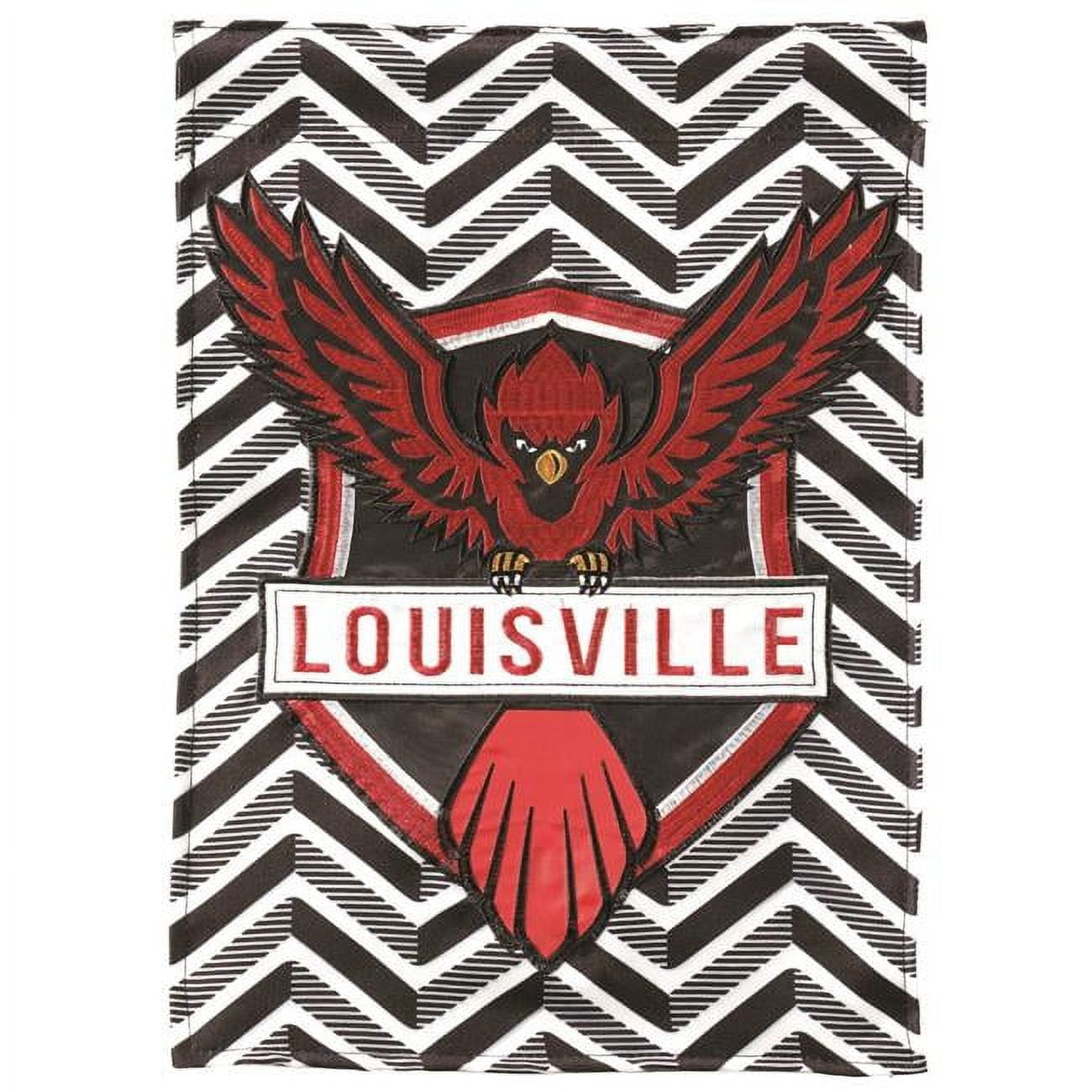 29 x 42 in. Louisville Cardinal Plus Garden Flag - Large
