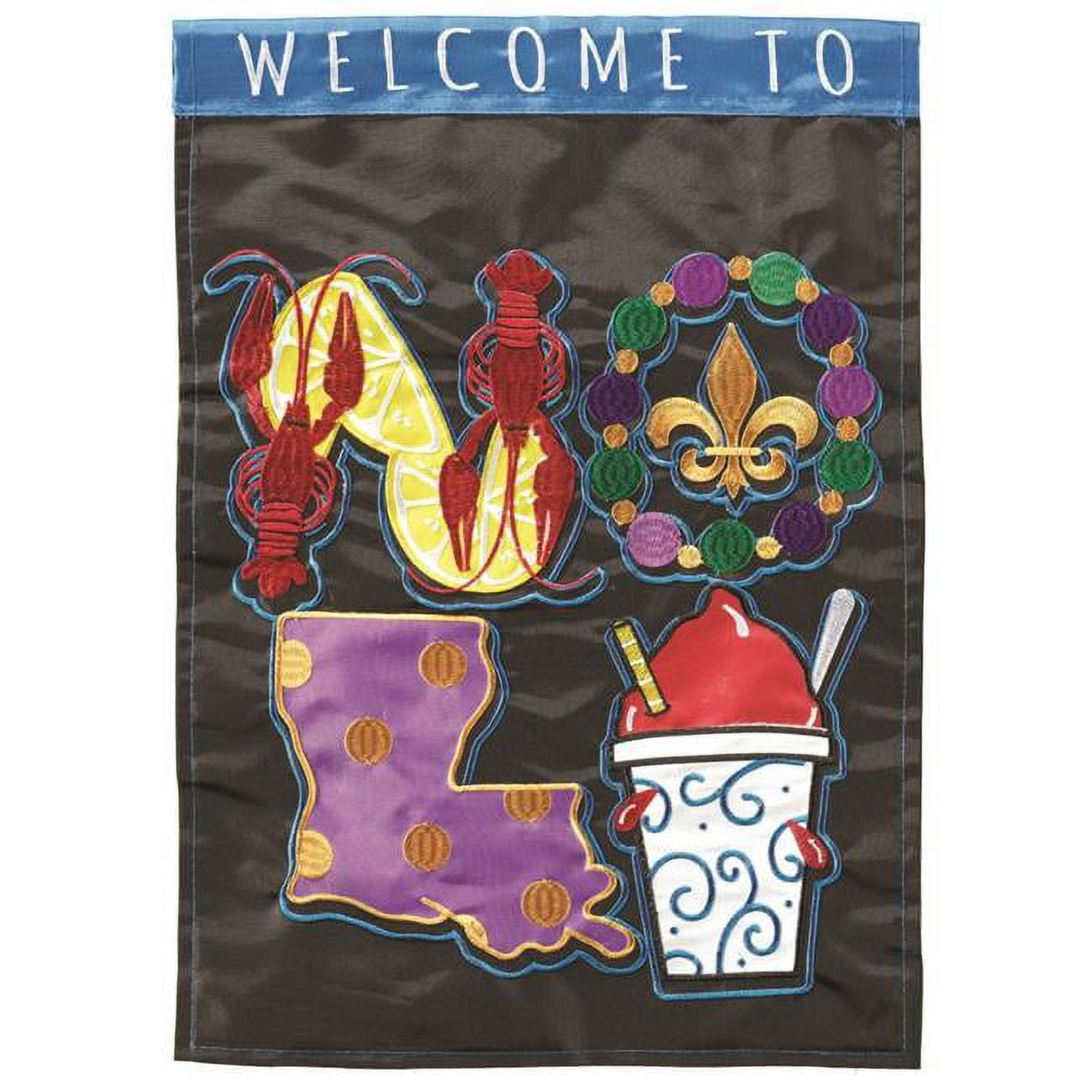 Welcome to Nola Garden Flag - Large