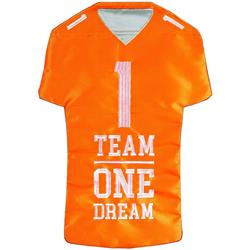 13 x 18 in. Orange & White Football Flag Jersey