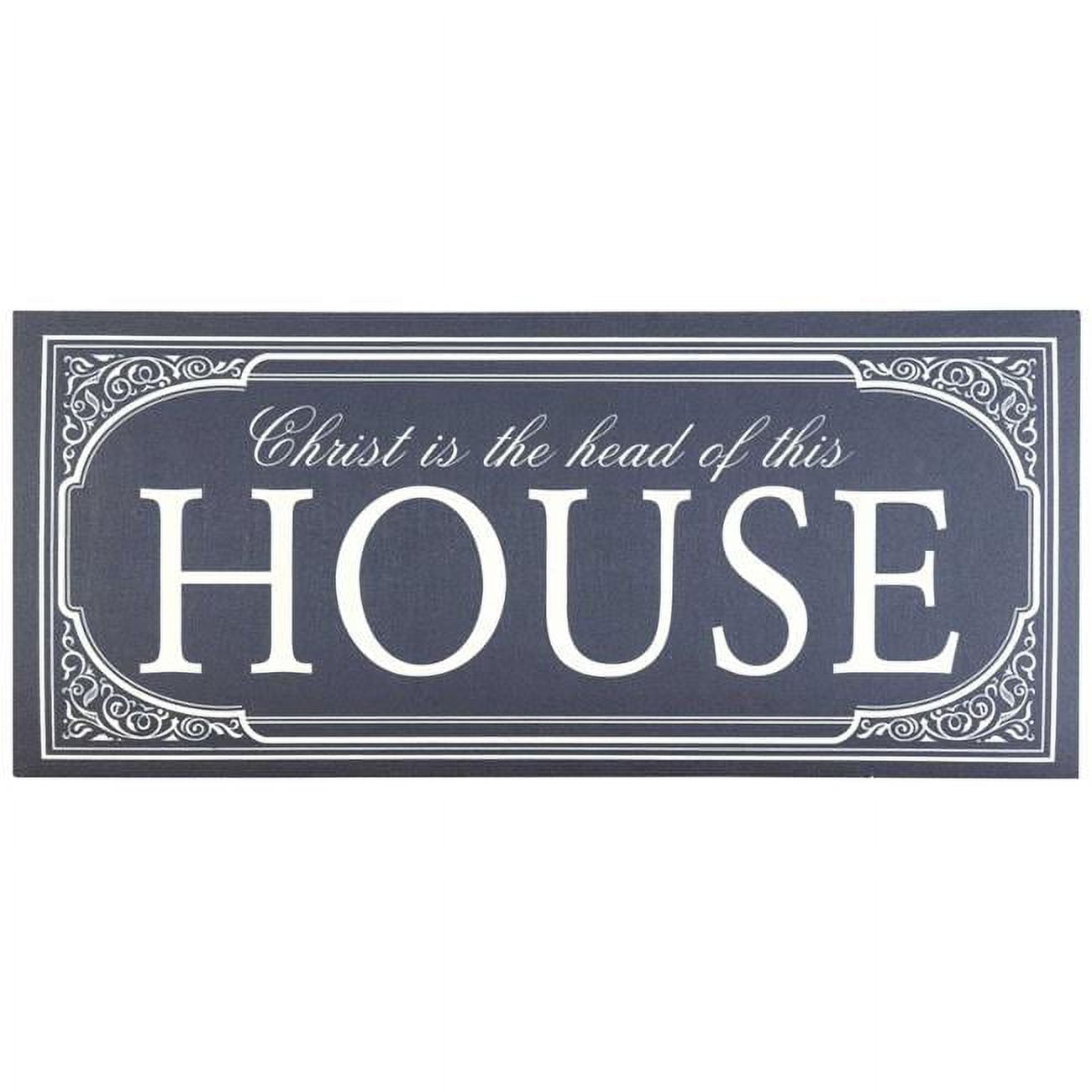 9.75 x 21.875 in. Christ Is The Head Insert Doormat