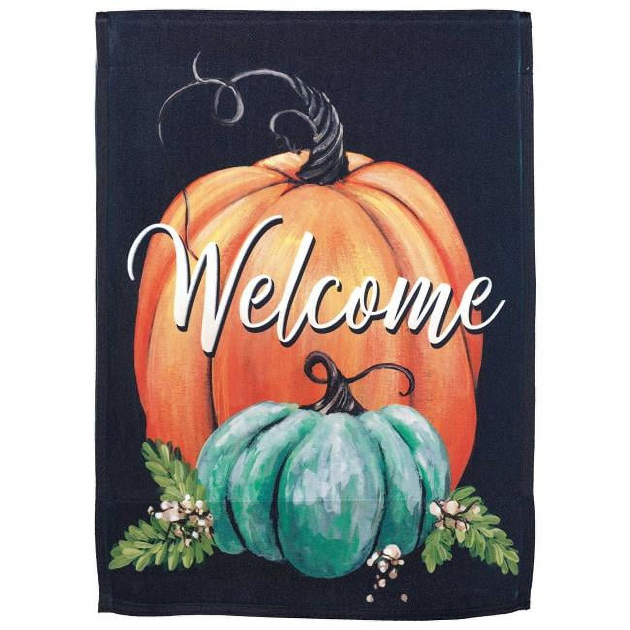 M080169 13 x 18 in. Pumpkin & Talloberry Garden Flag