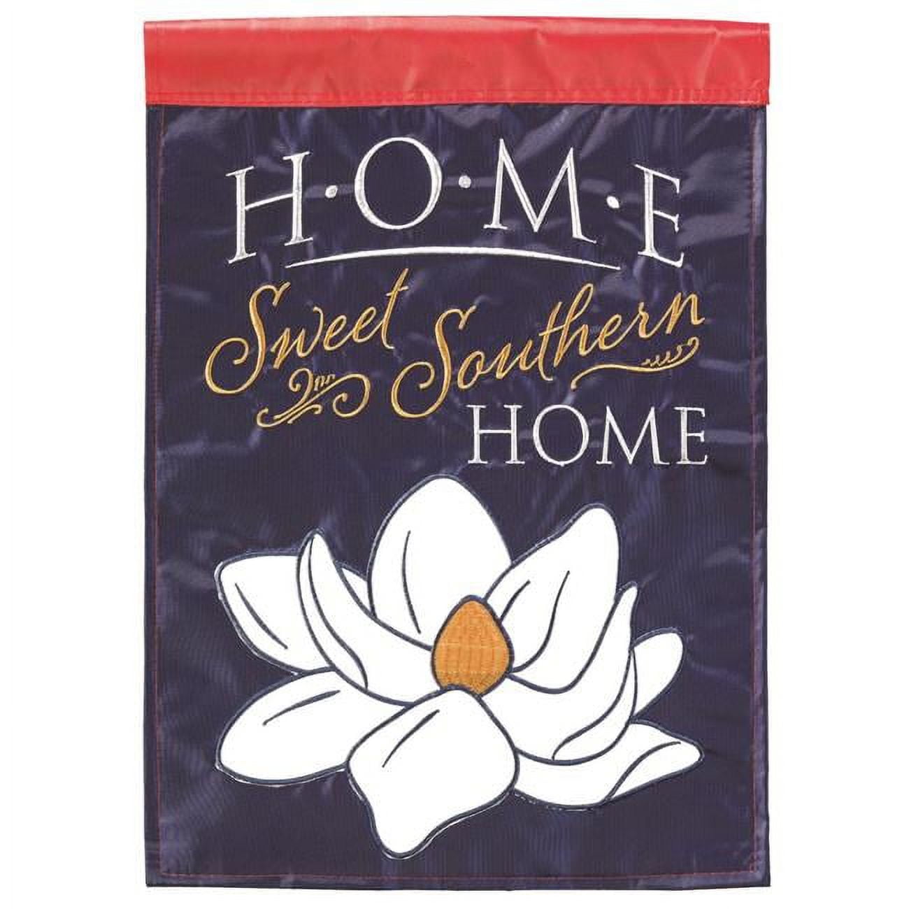 M011551 13 x 18 in. Magnolia Home Sweet Southern Home Printed Garden Flag
