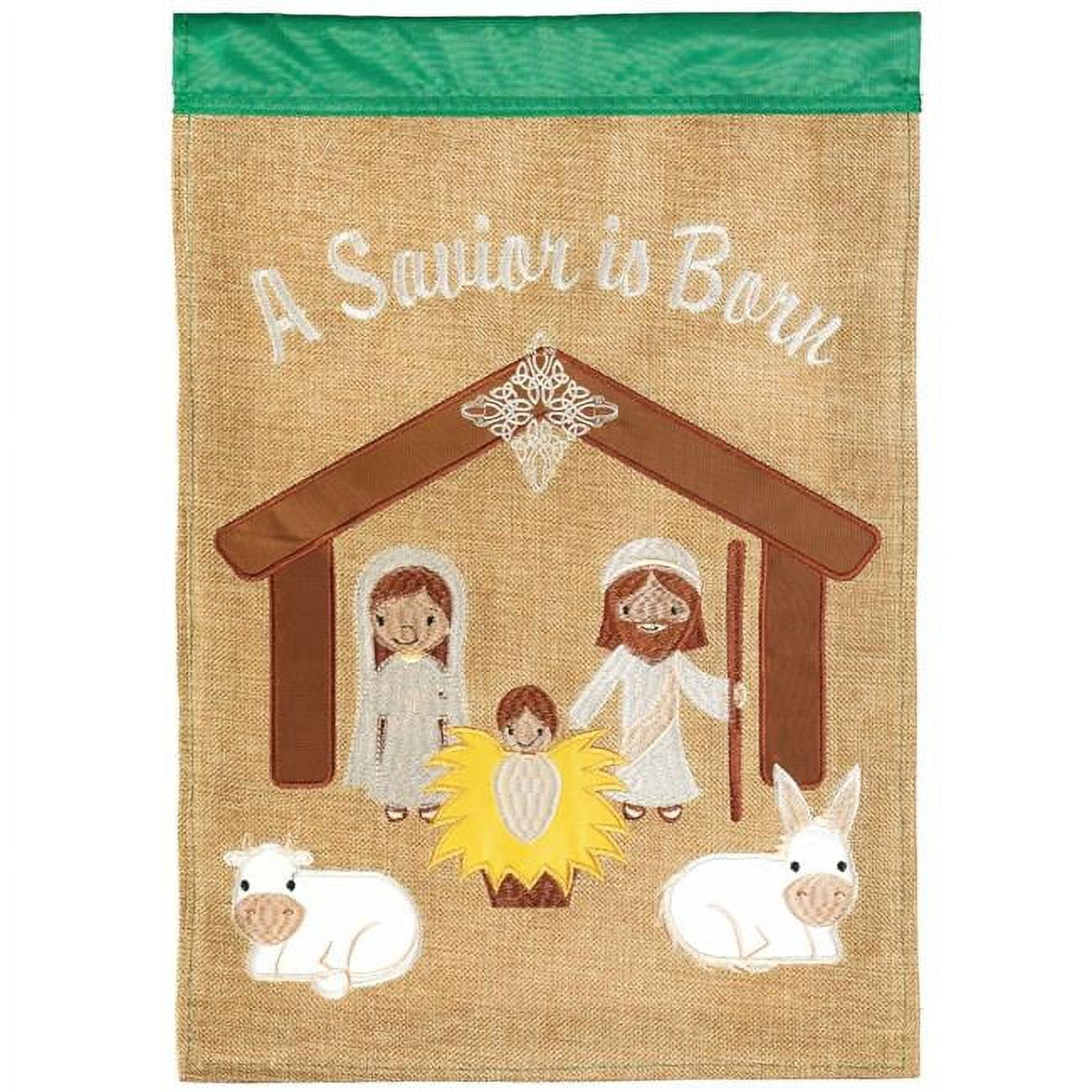M001646 29 x 42 in. Nativity Polyester Flag - Large