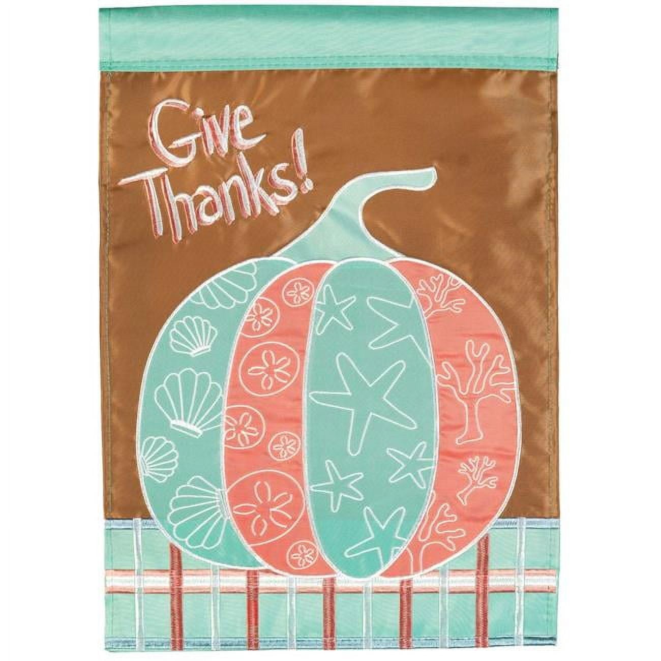 13 x 18 in. Coastal Thanksgiving Polyester Garden Flag
