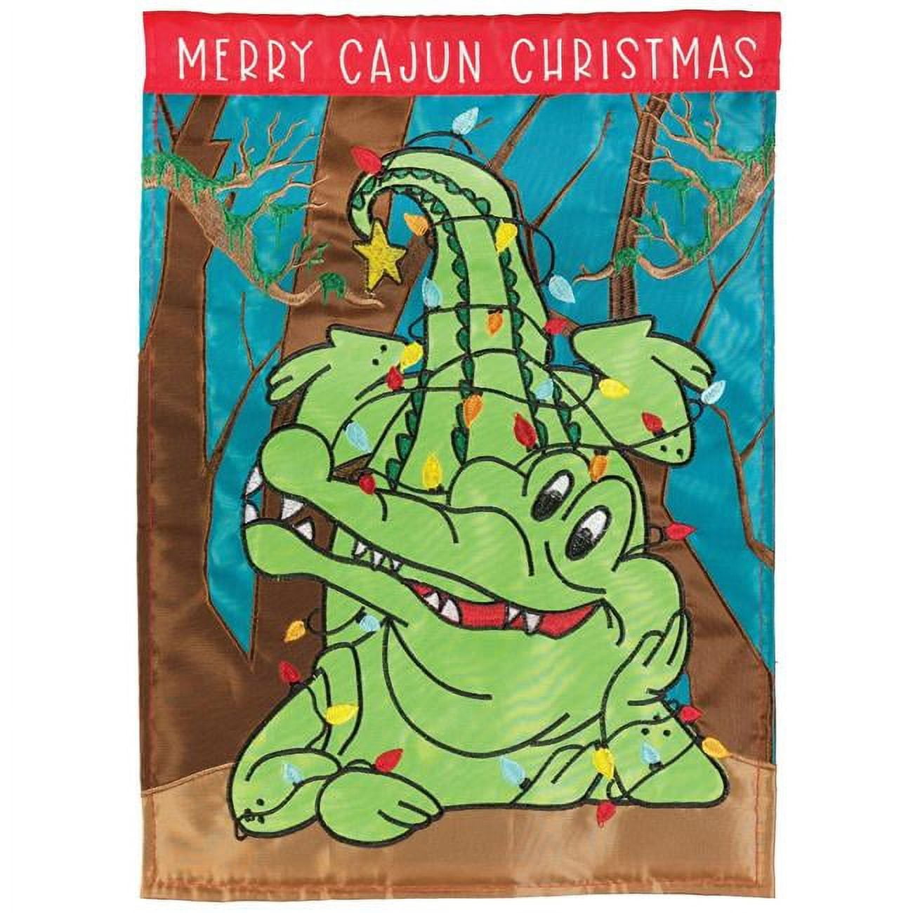 13 x 18 in. Merry Cajun Christmas Garden Flag