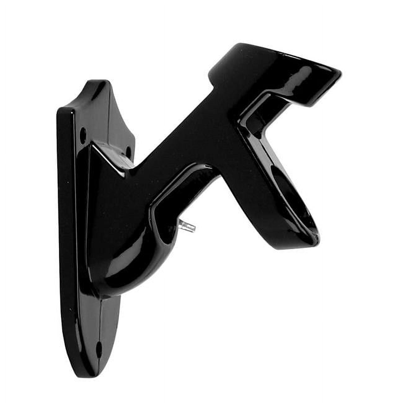 20013 Fixed Position Aluminum Bracket for Flag Pole - Black