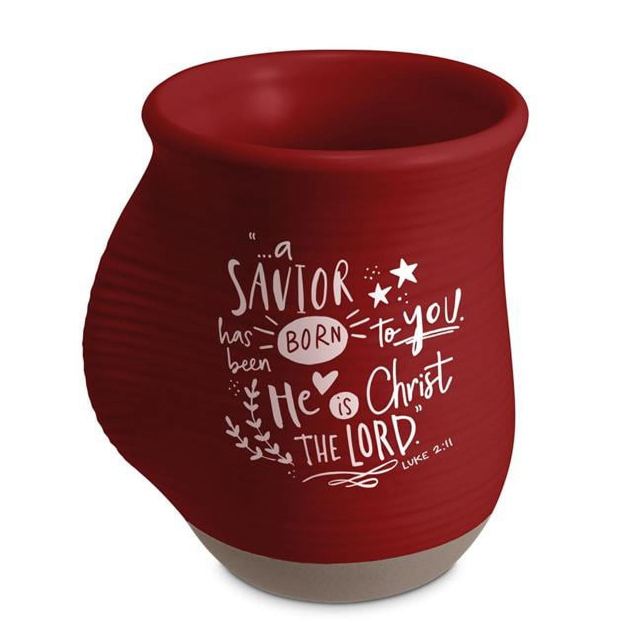 Picture of LCP 12957 14 oz Handwarmer Savior Born Red Mug