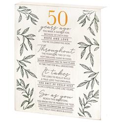 TPLK810-30 PLK 50 YEARS AGO MDF WHT 8X10
