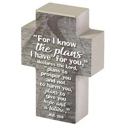 TPLKC34-58 CROSS FOR I KNOW THE PLANS TABLETOP