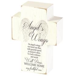 TPLKC34-57 ANGEL'S WINGS CROSS TABLETOP