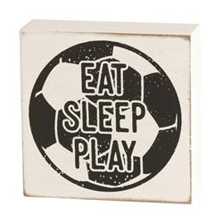 Picture of Dicksons TPLK33-118 TTOP PLK SOCCER EAT SLEEP PLAY MDF 3&apos;H