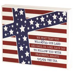 Picture of Dicksons TPLK108-9 PLK OUR NATIONS PRAYER MDF WHT 10X8