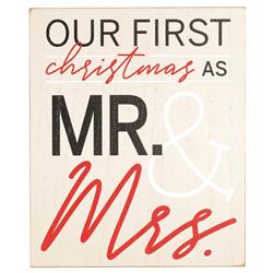 Picture of Dicksons CHTPLK810-303 PLK OUR FIRST CHRISTMAS AS MR&MRS MDF GR