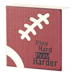 TPLK33-200 FOOTBALL 2 CHRONICLES 15:7 TABLETOP 3X3