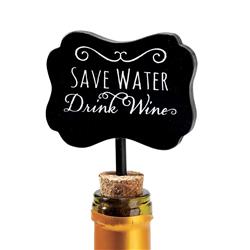Picture of Dicksons 240004 WINE CORK CHALKBOARD SAVE WATE