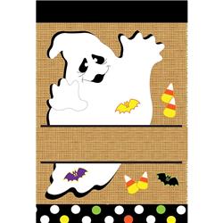 10005 Garden, Customize Me Burlap Ghost