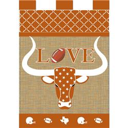 1893 Garden, Burlap Longhorn