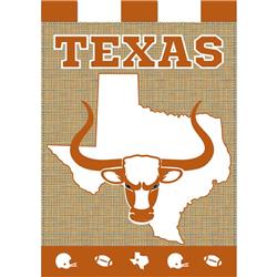 1895 Garden, Burlap Longhorns Texas