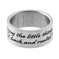 252804 RING ENJOYTHINGS STNLS STL SIZE 9