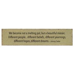 TLL18GR Tbltop Tile We Become Not Melting Sage