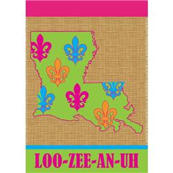 1953 Garden Flag Loo-Zee-An-Uh