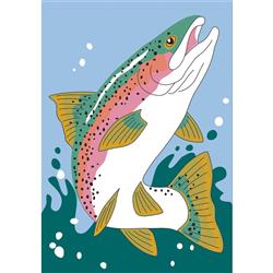 1793 Garden Flag, Trout