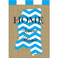 1844 Garden, Mississippi Burlap