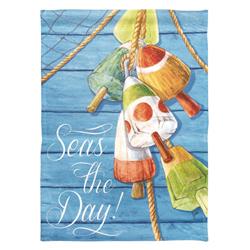 7837 FLAG PRINT LG SEAS THE DAY POLYSTR 30X44