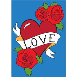 594 Garden Flag LOVE 29x42