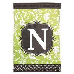 1070 FLAG DBAPP MONOGRAM N GREEN & BLACK