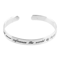 Picture of Dicksons 252791 Bracelet YOUNEVER INFLUENCE SIL PLT CUFF