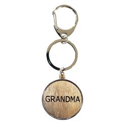 EKC-4 GRANDMA Keychain Circle Mixed