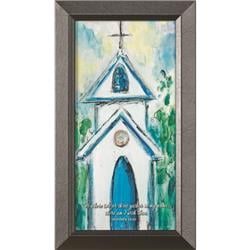 Picture of Dicksons 64BL-816-1232 FRMD WALL CHAPEL MATTHEW 18:20 WD/GLS