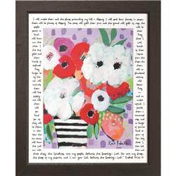 Picture of Dicksons 62CB-1620-1259 Last Breath Floral Ezekial Framed Print