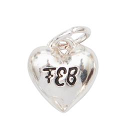 Picture of Dicksons ECH02 FEBRUARY Charm Silver Heart