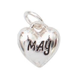 Picture of Dicksons ECH05 MAY Charm Silver Heart