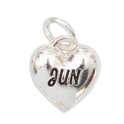 Picture of Dicksons ECH06 JUNE Charm Silver Heart