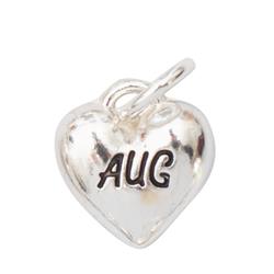 Picture of Dicksons ECH08 AUGUST Charm Silver Heart