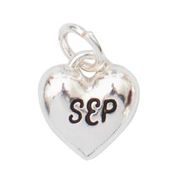 Picture of Dicksons ECH09 SEPTEMBER Charm Silver Heart