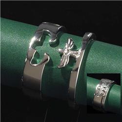 35-6209 RNG SP PUZZLE RING ANGEL SZ 5