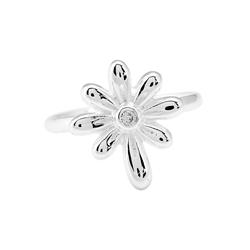 35-5758 RNG SP DAISY PETAL CZ CRS SZ7