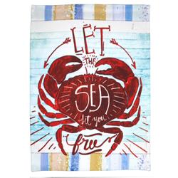 M070095 Let The Sea Free Print Large Flag